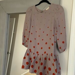 Meadow Rue Red Polka Dot Dress